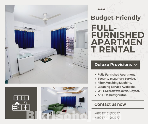 Cozy 1BHK Furnished Apartment in Bashundhara R/A for Rent